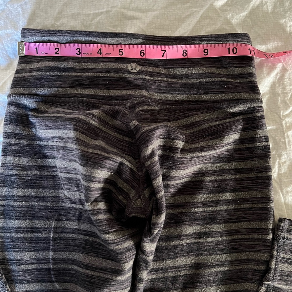 Lululemon striped tights. Size small. - Picture 5 of 6